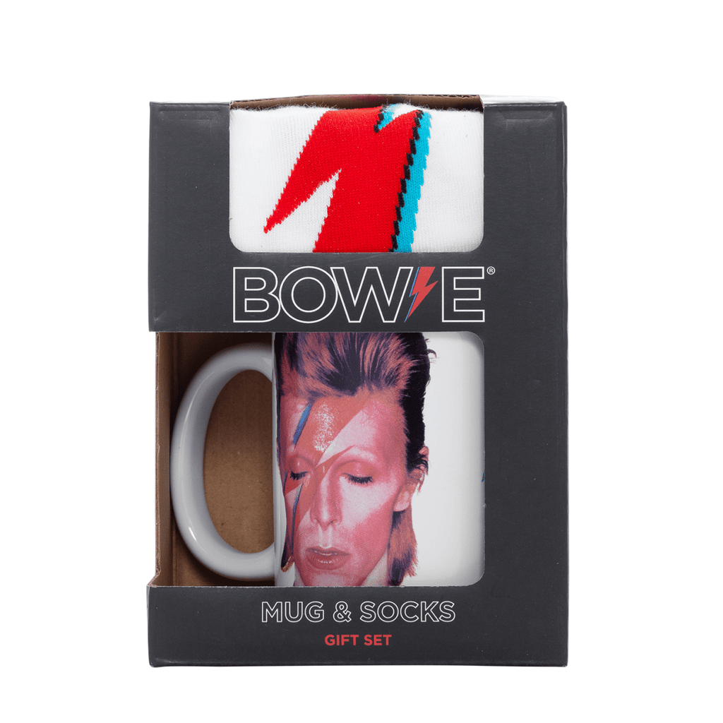 David Bowie (Aladdin Sane) Mug & Sock Set - Inspire Newquay