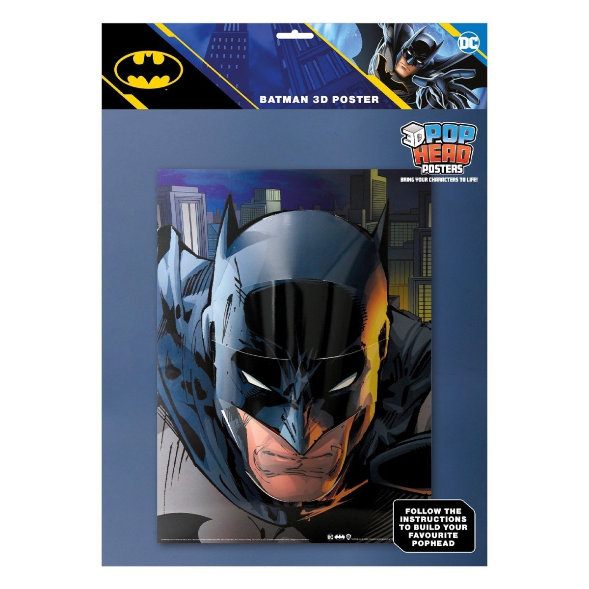 DC Comics (Batman) 3D Poster (Popheads) - Inspire Newquay