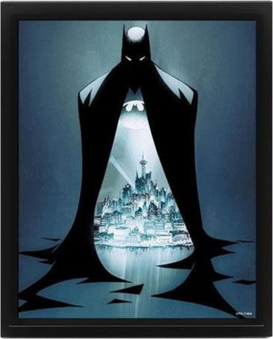 DC Comics Framed 3D Poster Batman Gotham Protector 26 x 20 cm - Inspire Newquay