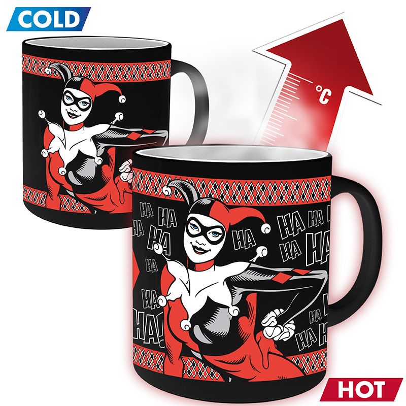 DC COMICS - Mug Heat Change - 320 ml - Harley Quinn Psychotic - Inspire Newquay