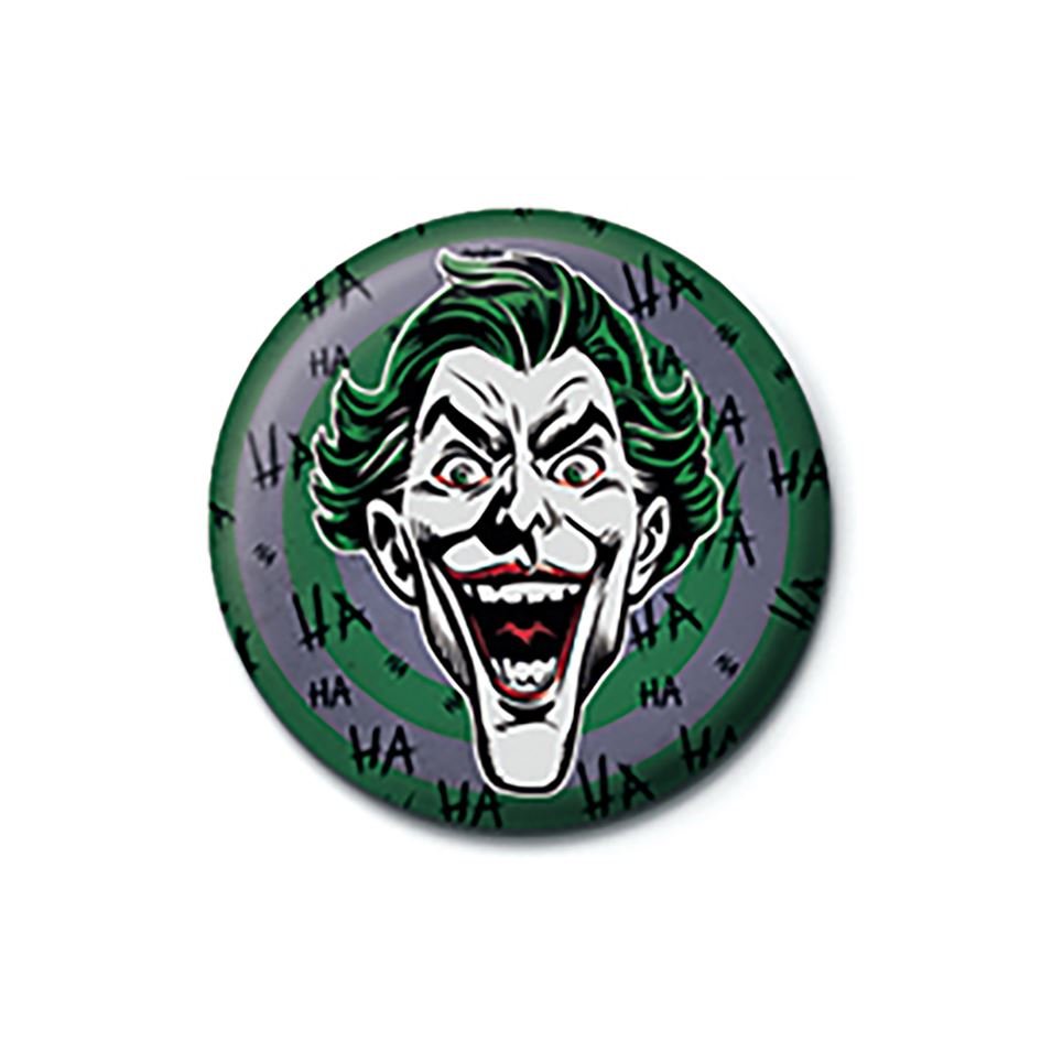 DC Comics (The Joker Hahaha) 25mm Badge - Inspire Newquay