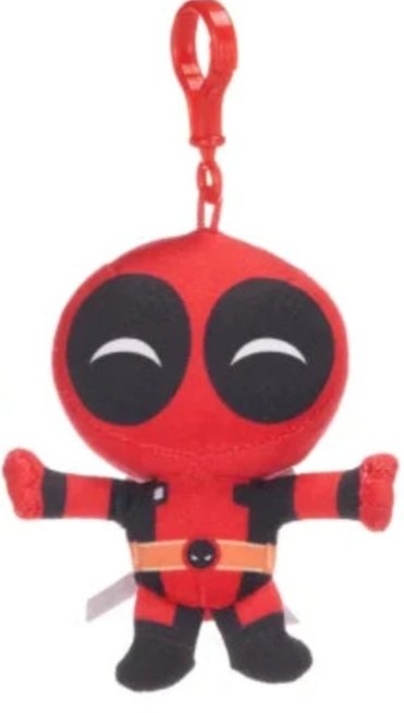 Deadpool 13cm Chibi Plush Bag Clips (Choice of 3) - Inspire Newquay