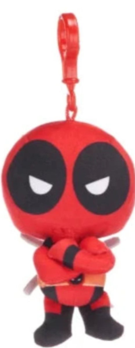 Deadpool 13cm Chibi Plush Bag Clips (Choice of 3) - Inspire Newquay