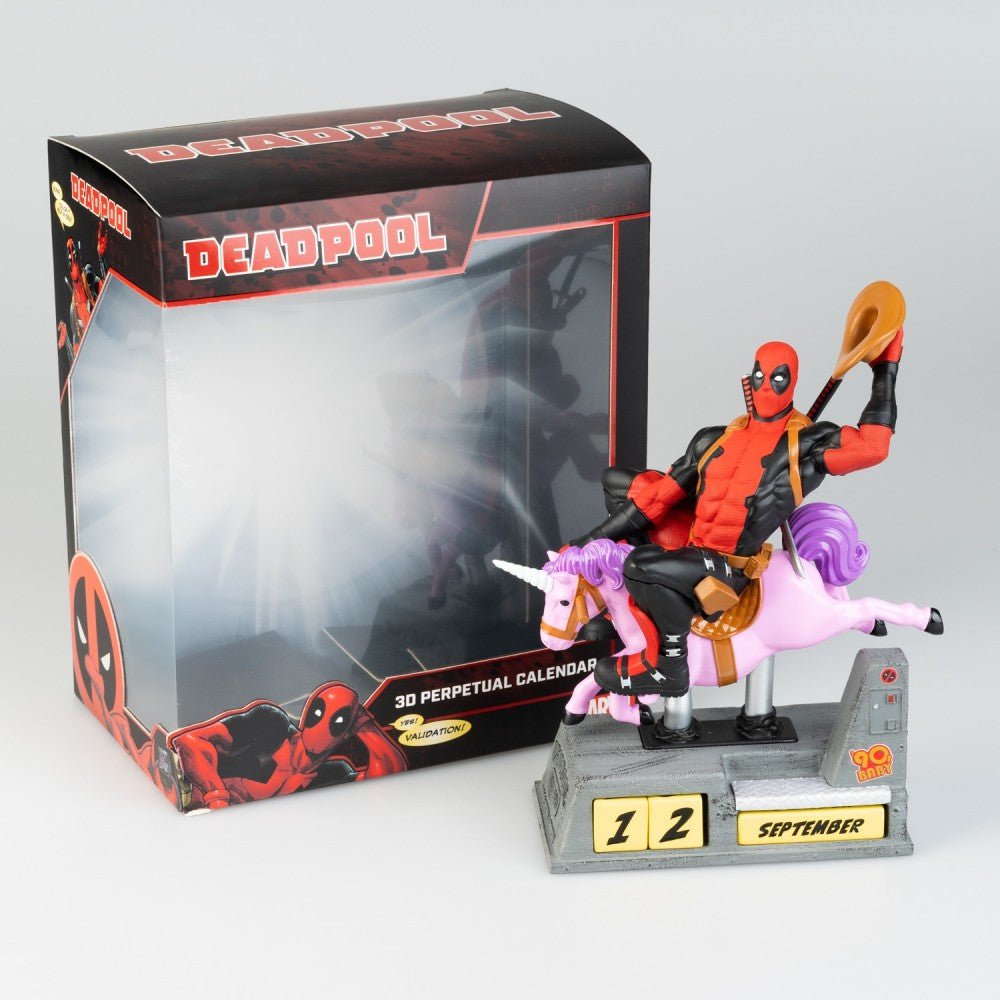 Deadpool 3D Perpetual Calendar - Inspire Newquay