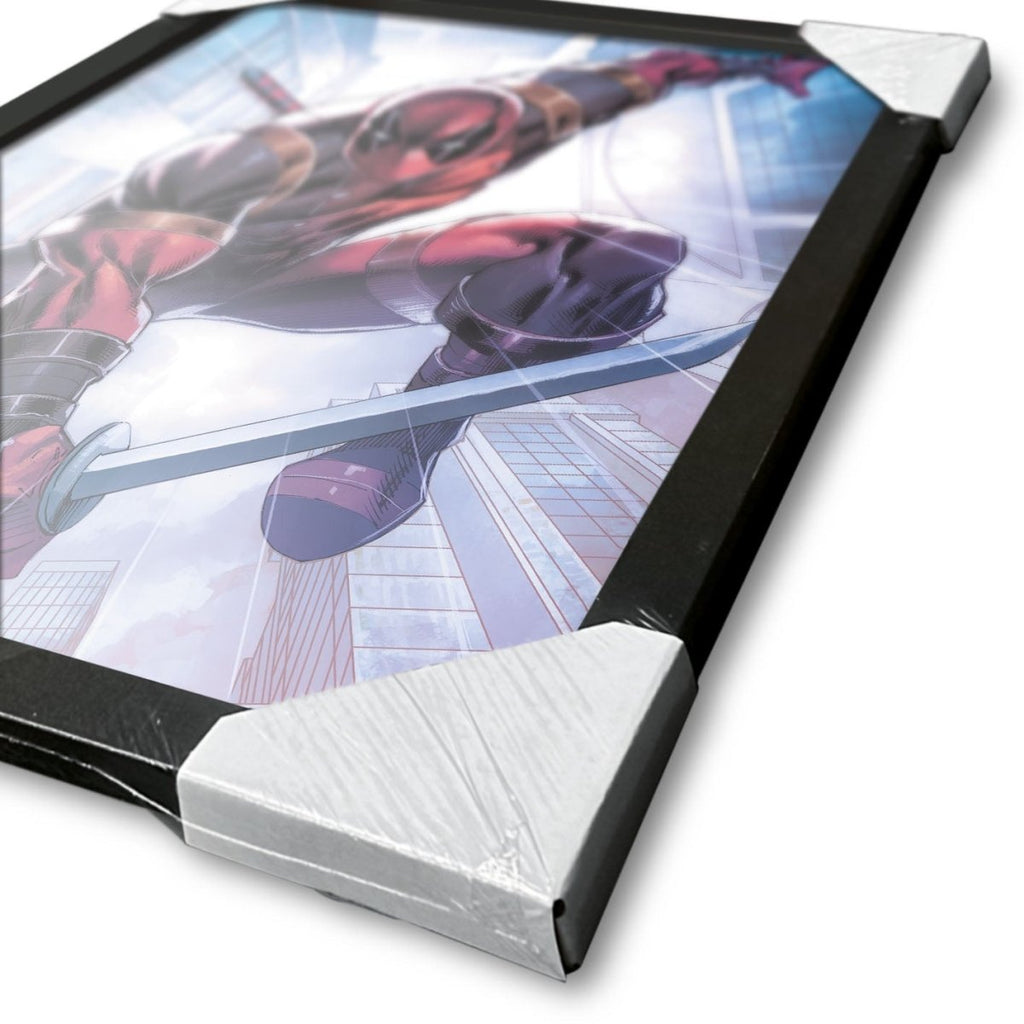 Deadpool (Action Pose) Collector Print (Framed) - Inspire Newquay