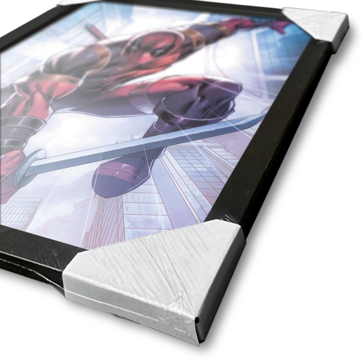 Deadpool (Action Pose) Collector Print (Framed) - Inspire Newquay
