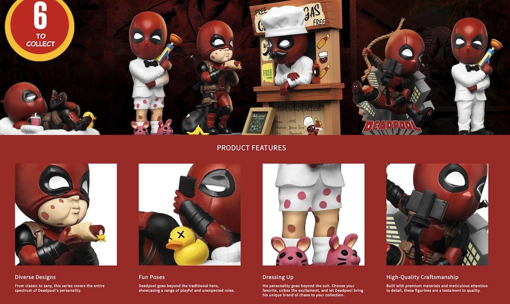 Deadpool Action Series Hero Box (1 Random Supplied) - Inspire Newquay