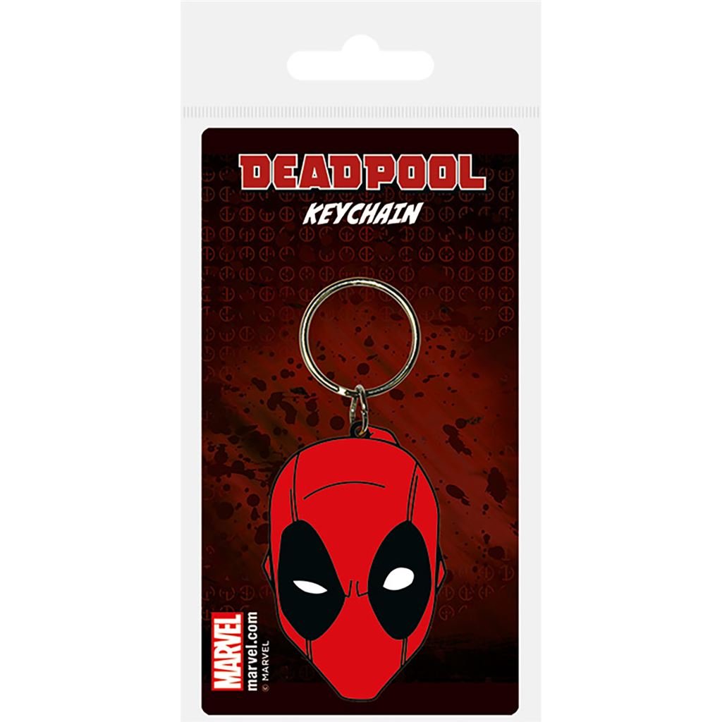 Deadpool (Face) Pvc Keychain - Inspire Newquay