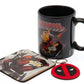 Deadpool (Merc Goals) Mug Coaster Keychain Gift Set - Inspire Newquay