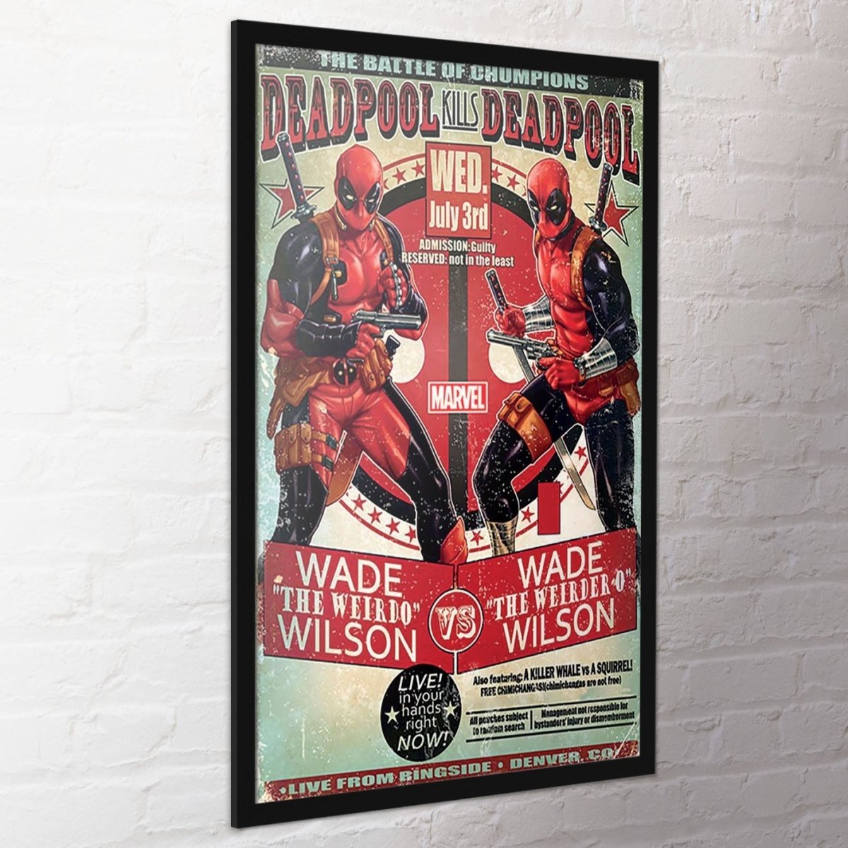 Deadpool (Wade Vs Wade) Maxi Poster - Inspire Newquay
