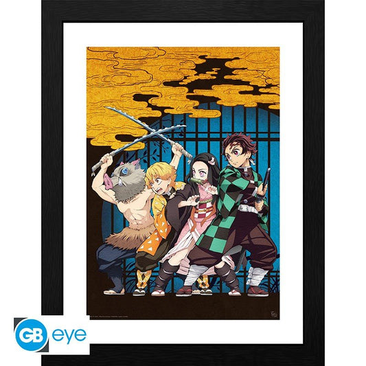 DEMON SLAYER - Framed print "Key Art" (30x40) - Inspire Newquay