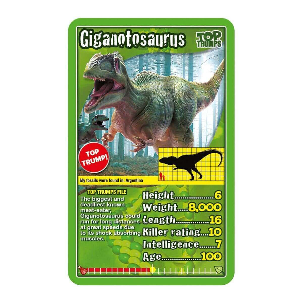 Dinosaurs Top Trumps Card Game - Inspire Newquay