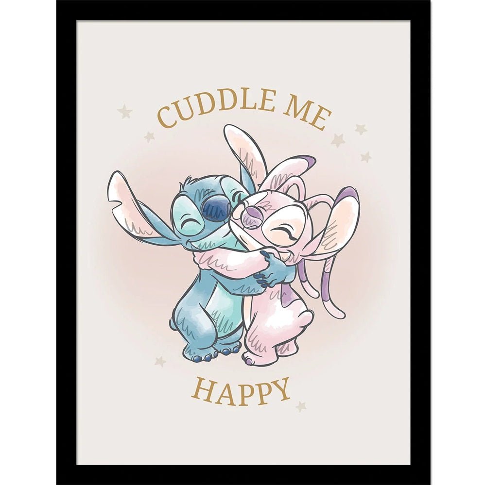 Disney Lilo & Stitch Stitch Cuddle Me Collector Print 30x40cm - Inspire Newquay