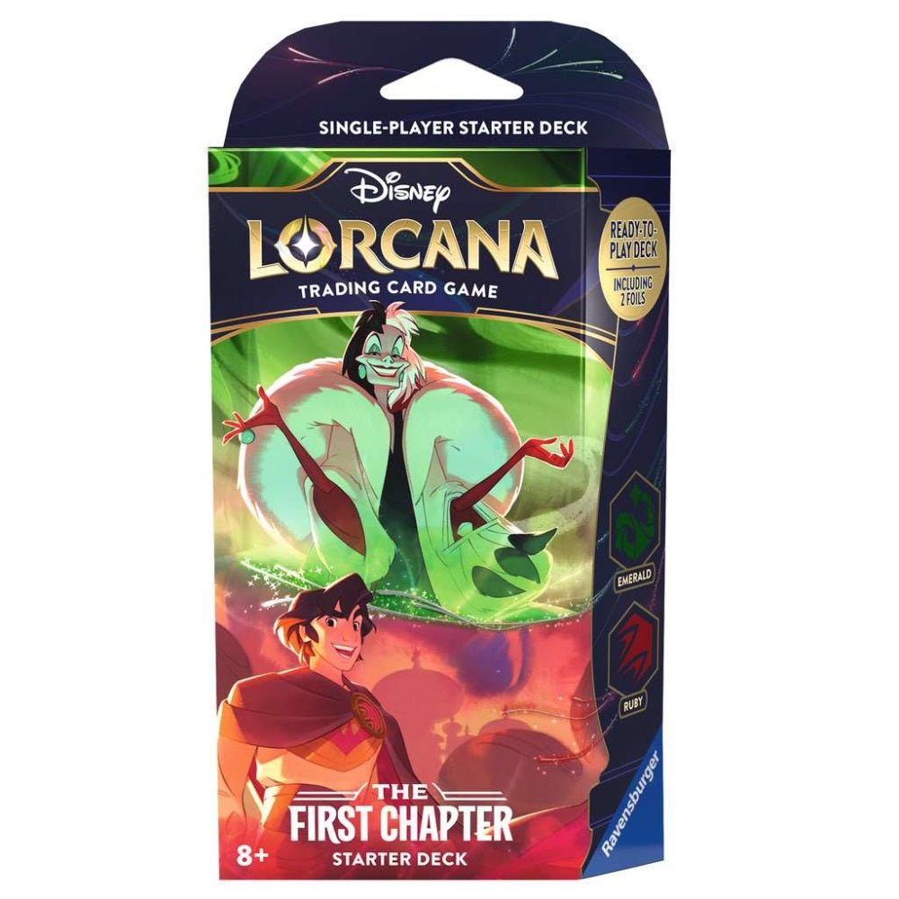 Disney Lorcana TCG First Chapter: Starter Set Cruella De Vil and Aladdin - Inspire Newquay