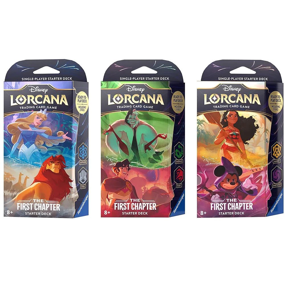 Disney Lorcana TCG First Chapter: Starter Set Cruella De Vil and Aladdin - Inspire Newquay