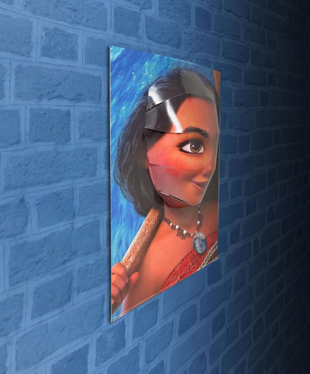 Disney Princess (Moana) 3D Poster (Popheads) - Inspire Newquay