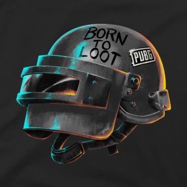 Playerunknown's Battlegrounds (PUBG) Born To Loot Premium T-Shirt Size XXL