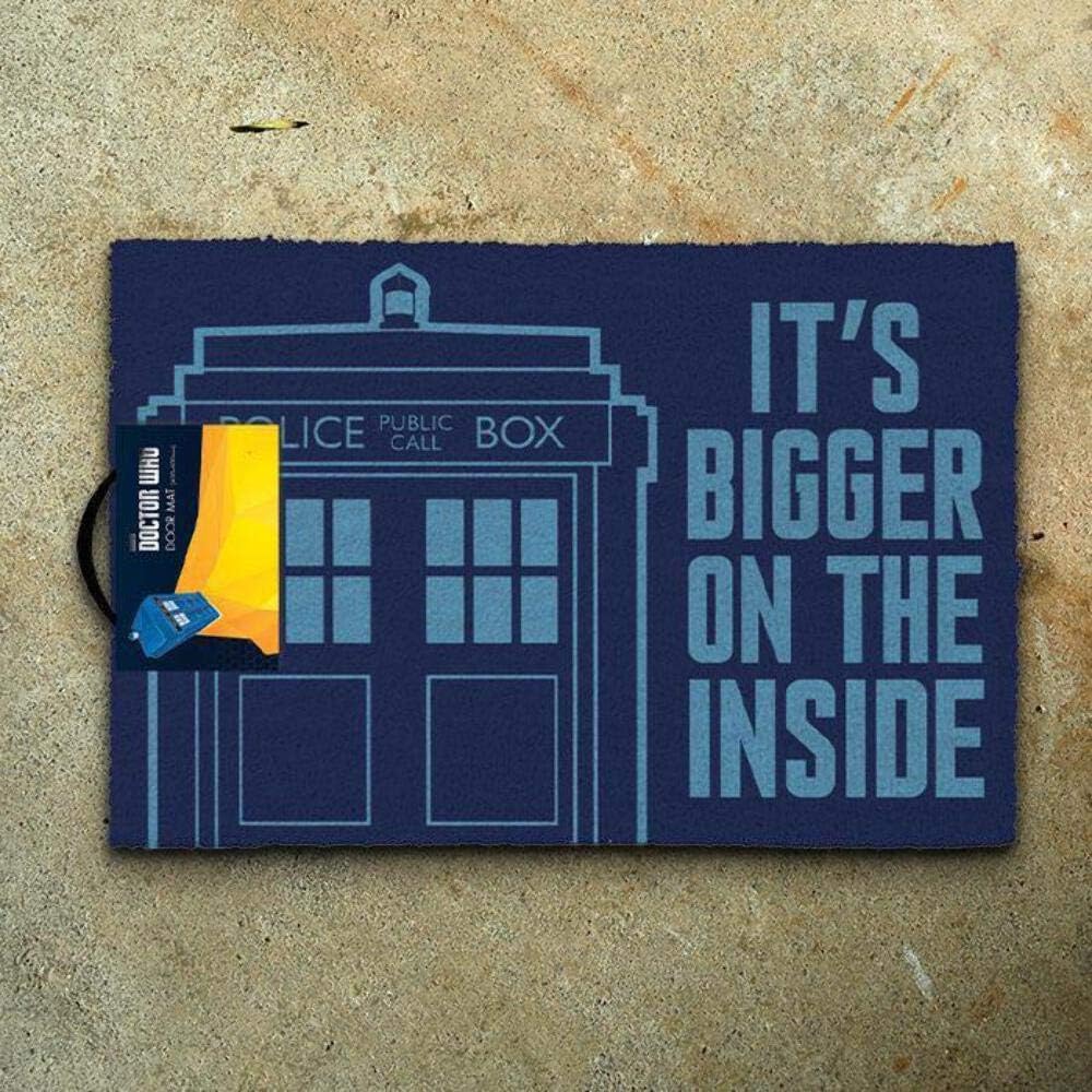 Doctor Who It's Bigger On The Inside Coir Doormat - Inspire Newquay