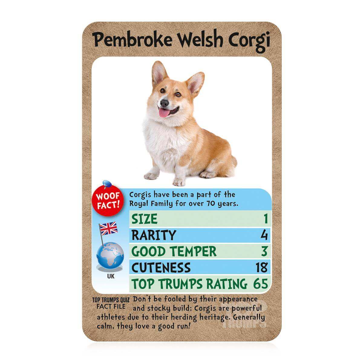 Dogs Top Trumps Card Game - Inspire Newquay