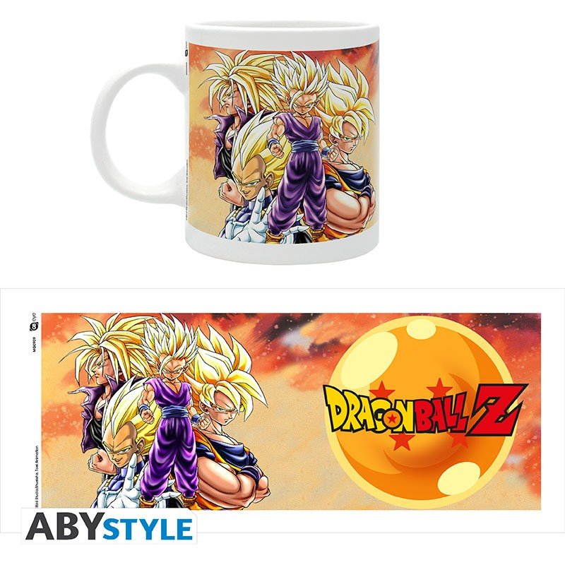 DRAGON BALL - Mug - 320 ml - DBZ/Super Saiyans - Inspire Newquay