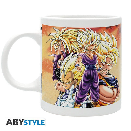 DRAGON BALL - Mug - 320 ml - DBZ/Super Saiyans - Inspire Newquay