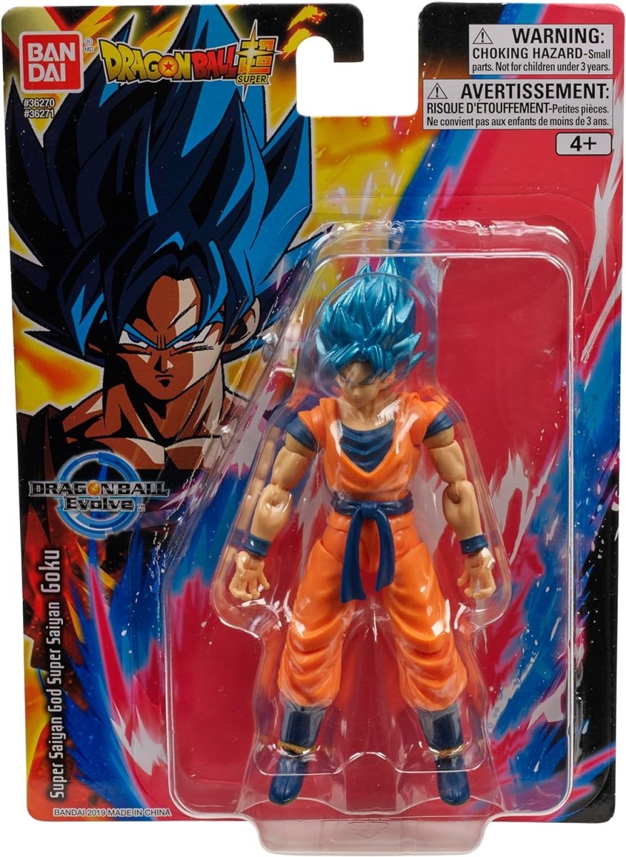 Dragon Ball Z Evolve Blue Goku Action Figure Toy - Inspire Newquay