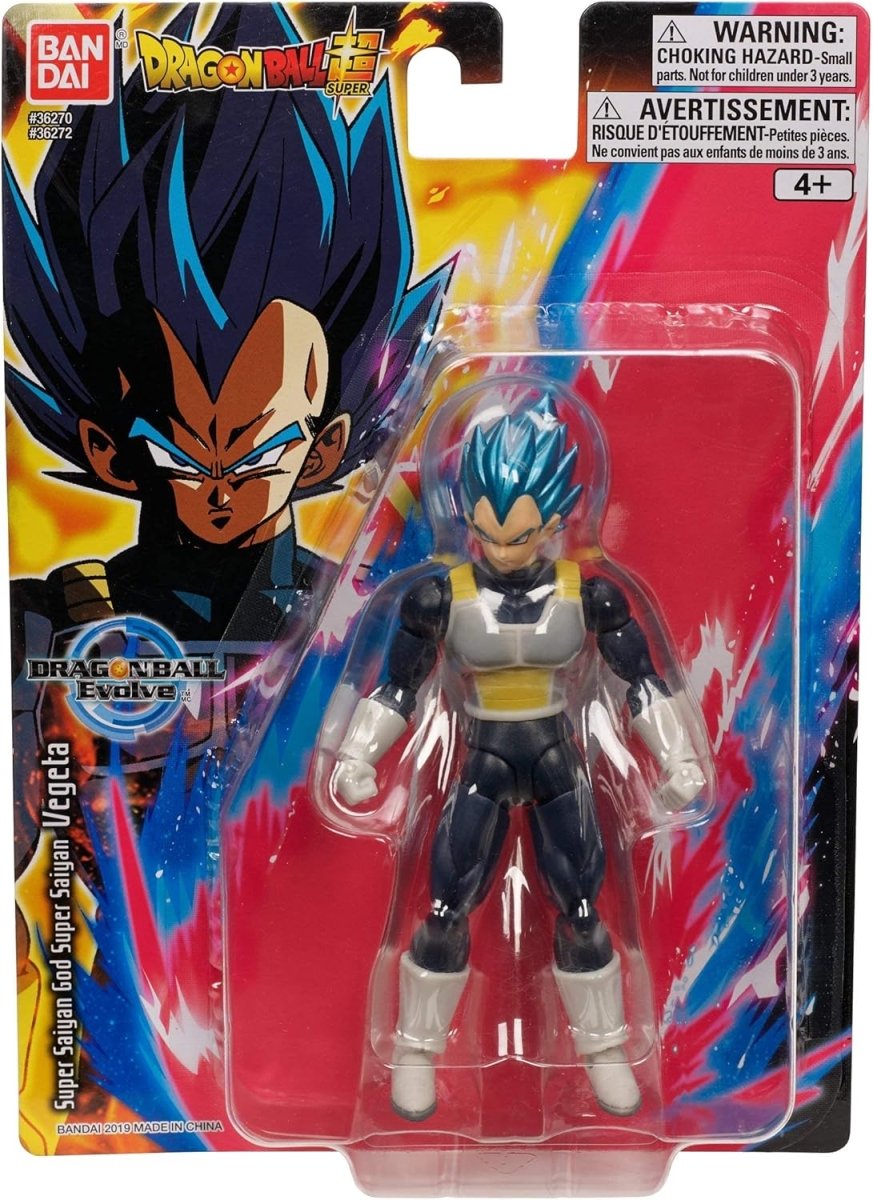 Dragon Ball Z Evolve Blue Vegeta Action Figure - Inspire Newquay