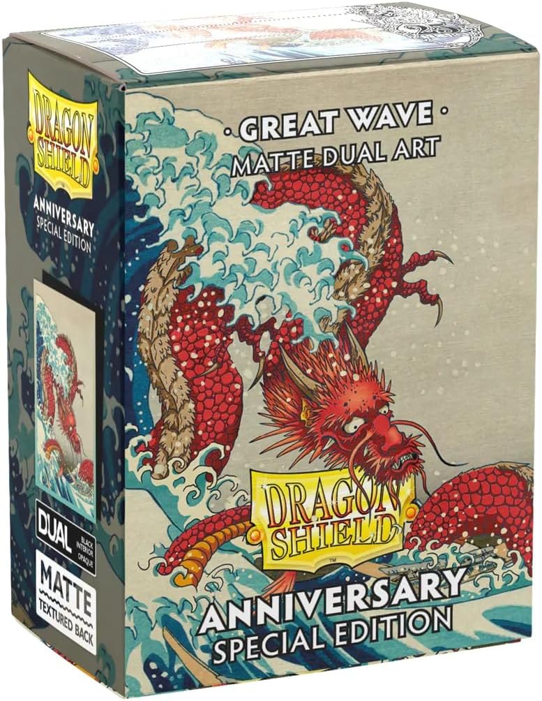 Dragon Shield Sleeves - Special Edition Matte Dual Art: Great Wave - 100CT - Inspire Newquay