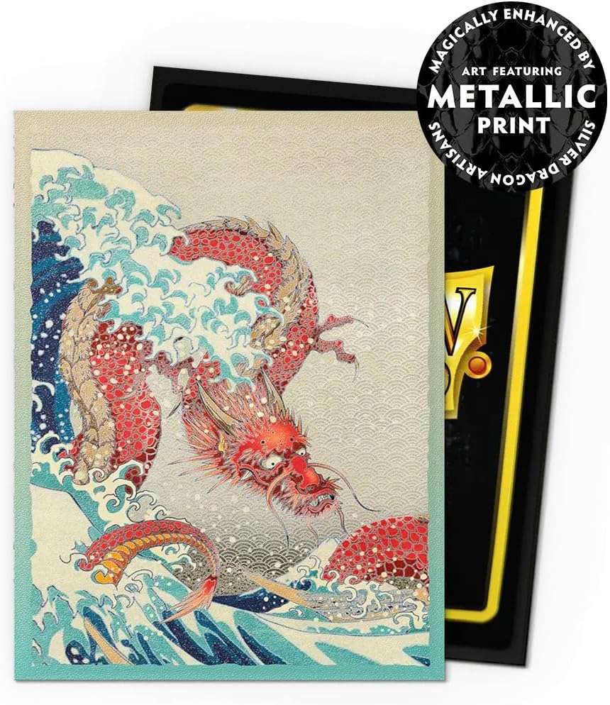 Dragon Shield Sleeves - Special Edition Matte Dual Art: Great Wave - 100CT - Inspire Newquay