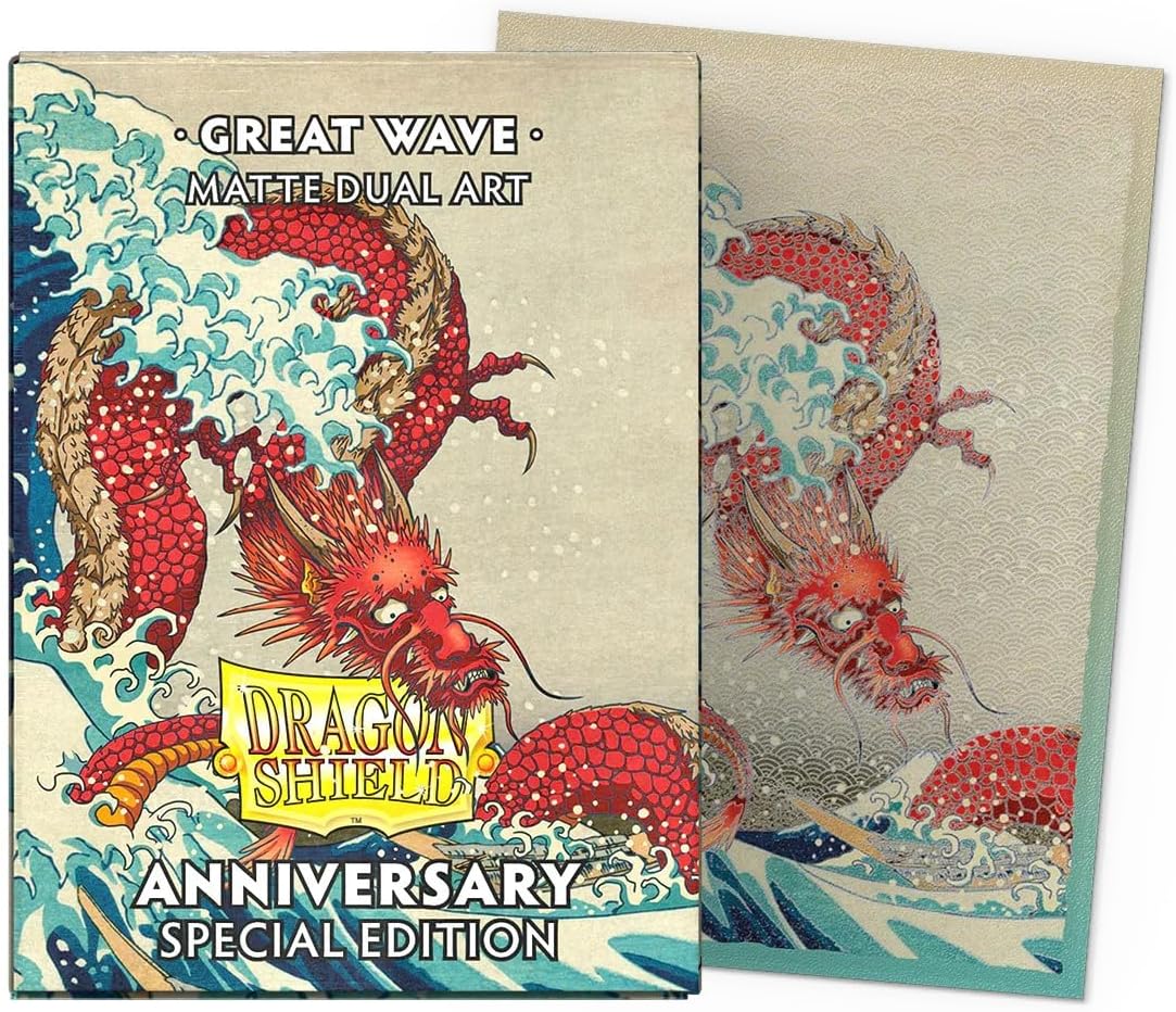 Dragon Shield Sleeves - Special Edition Matte Dual Art: Great Wave - 100CT - Inspire Newquay