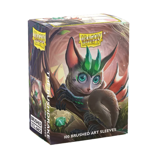 Dragon Shield - The Bushdrake - Brushed Art Sleeves - Standard Size - Inspire Newquay