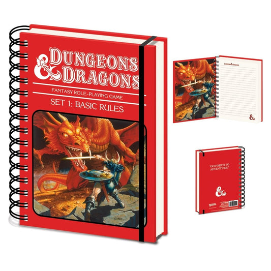 Dungeons & Dragons (Basic Rules) A5 Wiro Notebook - Inspire Newquay