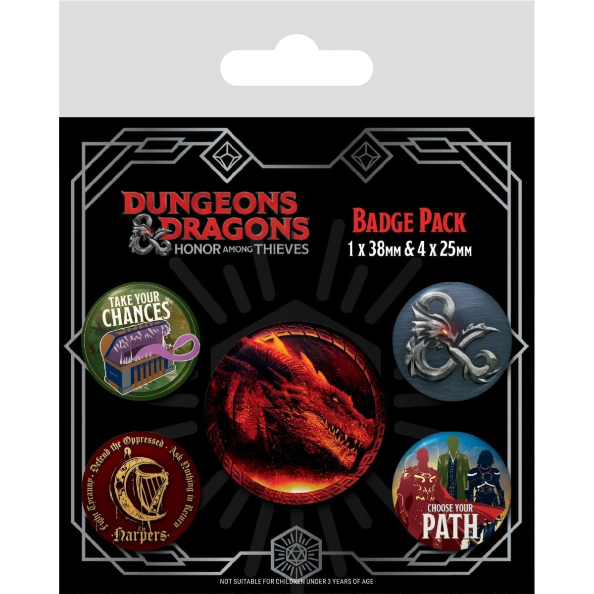 Dungeons & Dragons (Movie) Pin Badge Pack - Inspire Newquay