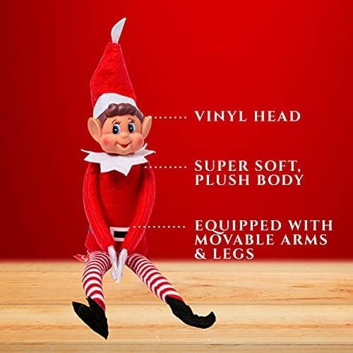 Elves Behavin' Badly Boy Elf 12" Naughty Christmas Elf - Inspire Newquay