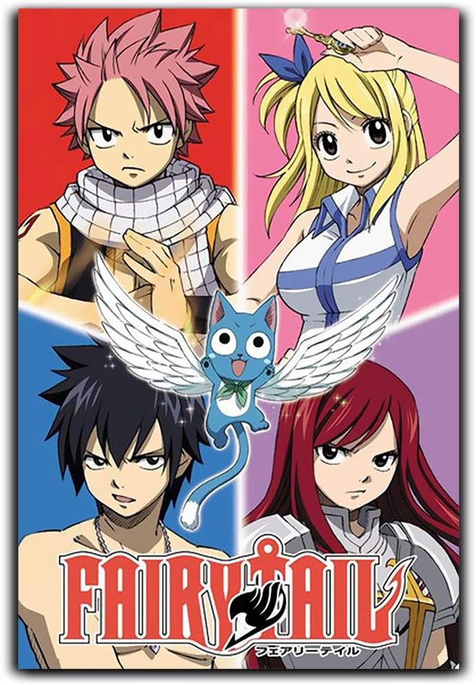 Fairy Tail - Quad Framed Print (30 x 40) - Inspire Newquay