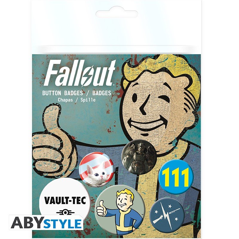 FALLOUT - Badge Pack - Mix - Inspire Newquay