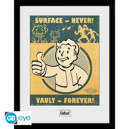 FALLOUT - Framed print "Vault Forever" (30x40) - Inspire Newquay