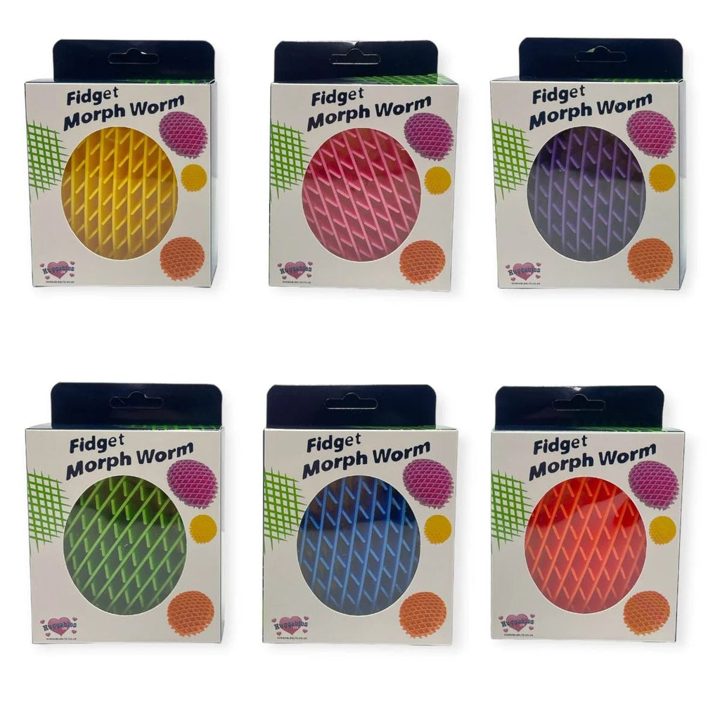 Fidget Worm Toy - Desk Fidgets for Adults (1 RANDOM Supplied) - Inspire Newquay