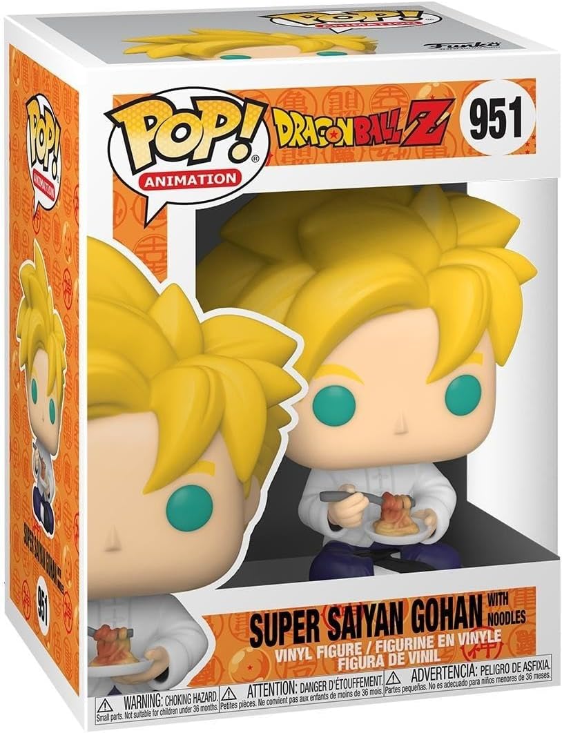 Funko POP Dragonball Z Super Saiyan Gohan {with noodles} - Inspire Newquay