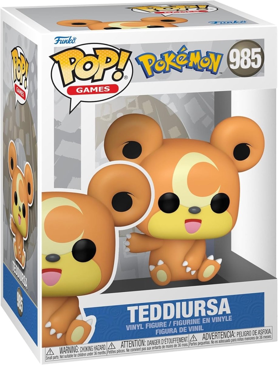 Funko POP Games Pokemon Teddiursa - Inspire Newquay