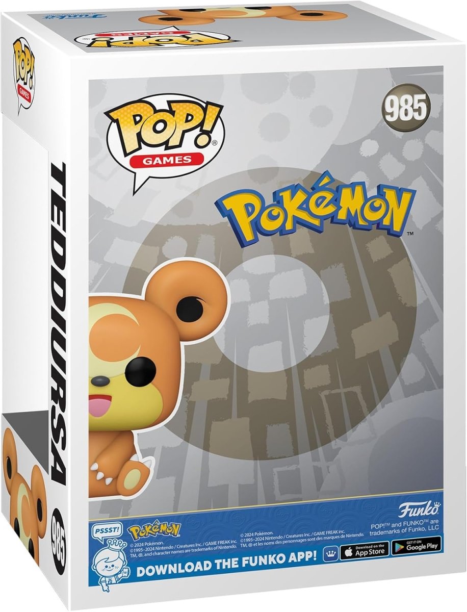 Funko POP Games Pokemon Teddiursa - Inspire Newquay
