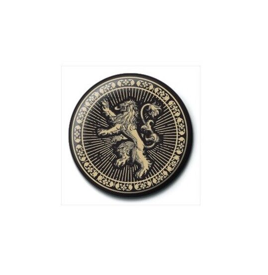 Game of Thrones Lannister Sigil 25mm Button Badge - Inspire Newquay