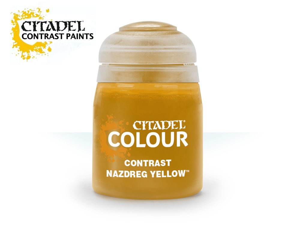 Games Workshop: Citadel Contrast: Nazdreg Yellow (18ml) - Inspire Newquay