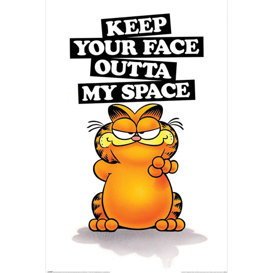 Garfield (Keep Your Face) Maxi Poster - Inspire Newquay