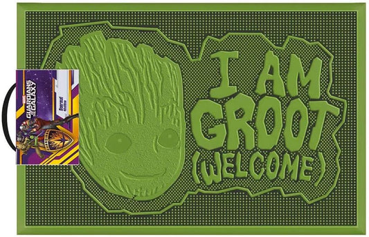 Guardians Of The Galaxy I Am Groot Rubber Doormat 40x60 - Inspire Newquay