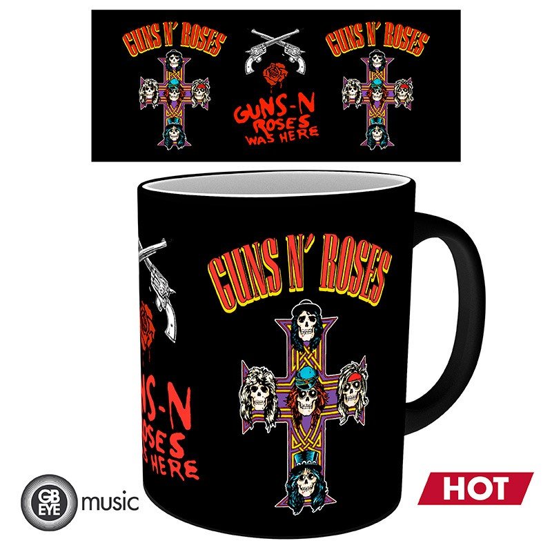 GUNS N ROSES - Mug Heat Change - 320 ml - Cross - Inspire Newquay