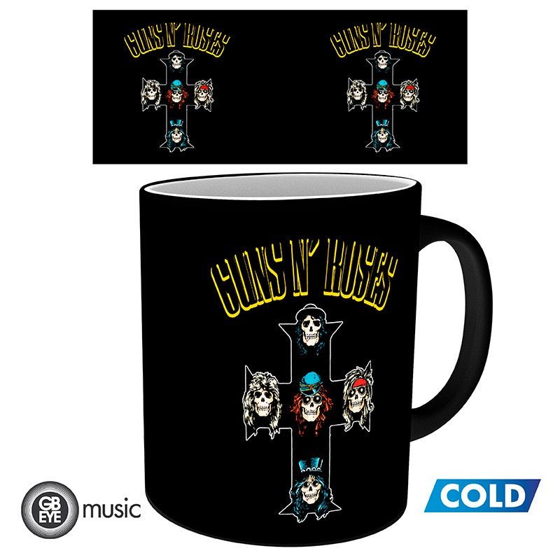 GUNS N ROSES - Mug Heat Change - 320 ml - Cross - Inspire Newquay