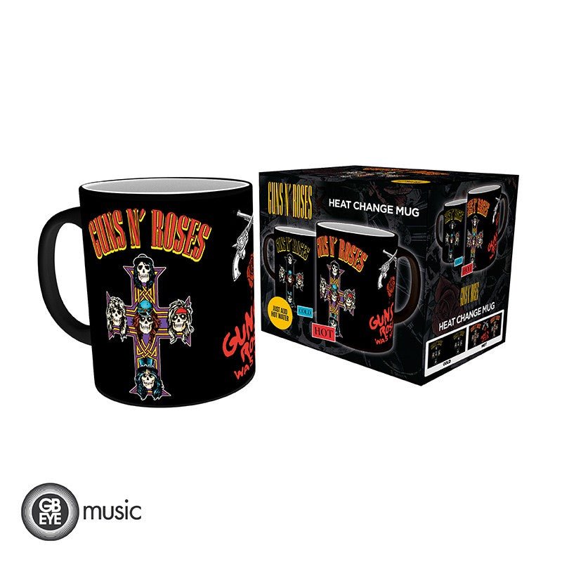 GUNS N ROSES - Mug Heat Change - 320 ml - Cross - Inspire Newquay