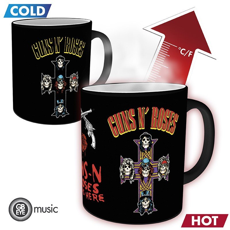 GUNS N ROSES - Mug Heat Change - 320 ml - Cross - Inspire Newquay