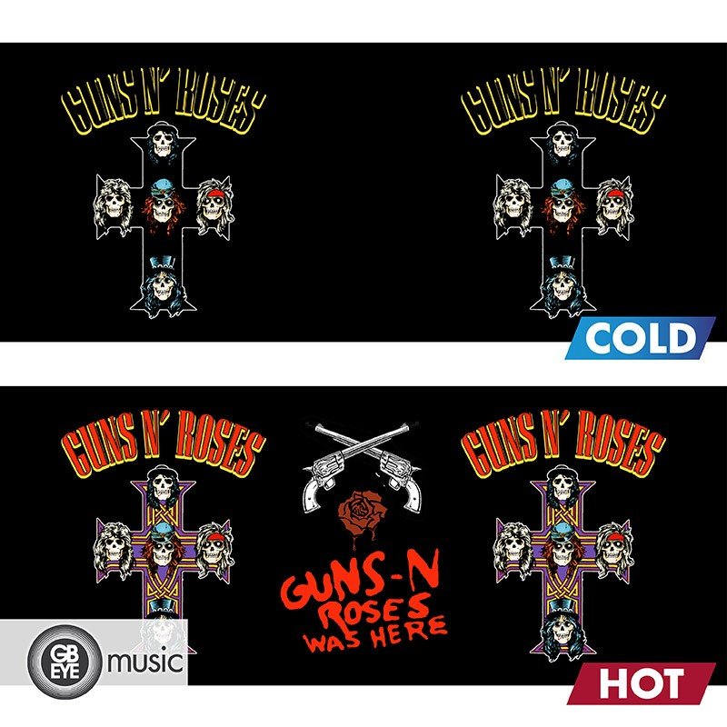 GUNS N ROSES - Mug Heat Change - 320 ml - Cross - Inspire Newquay